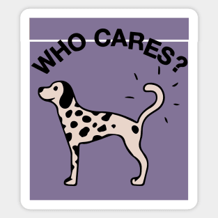 rex orange county who cares purple ? Sticker